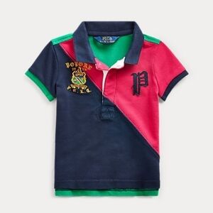 Polo Ralph Lauren | Color-Blocked Mesh Polo Shirt